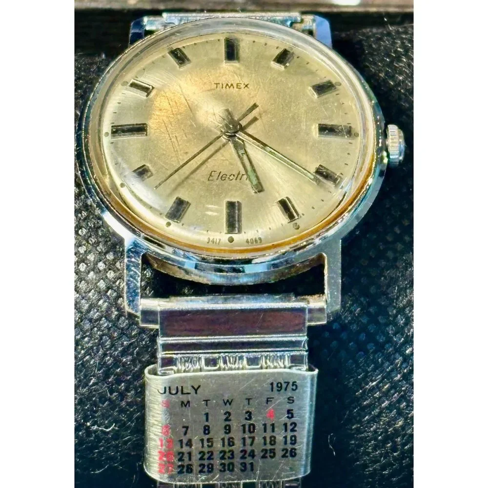 Vintage 1969 Timex Electric Men’s Watch – Fresh Battery!